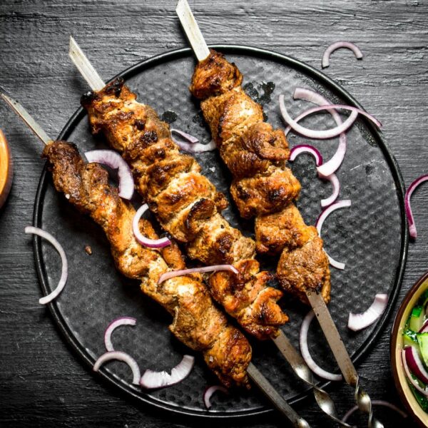 Chessy Onion Seekh  Kebab
